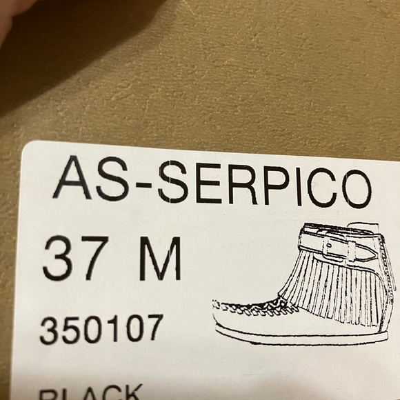 NWOT Ash  Serpico Fringe Womans Wedge Boot - Picture 9 of 10